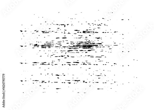 Abstract black ink brush strokes texture background vector illustration design element art graphic