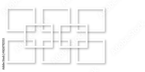 Abstract background with lines. luxury white geometric random lines with pattern. Modern white transparent material in triangle and squares shapes. abstract background vector illustration.