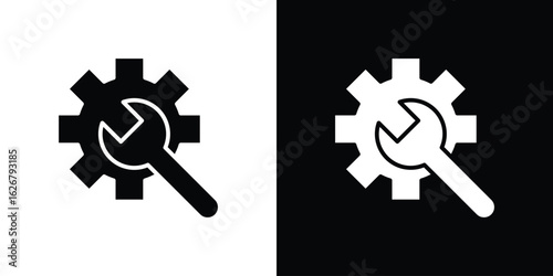 Productivity tools icon, glyph style icon for web site or mobile app