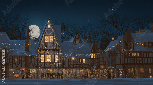 High-quality winter holiday images showcasing Christmas and New Year themes in warm, cozy and festive settings