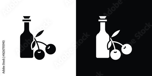 Olive oil icon, glyph style icon for web site or mobile app