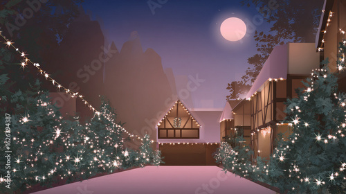 High-quality winter holiday images showcasing Christmas and New Year themes in warm, cozy and festive settings