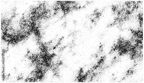 Abstract grunge dotwork texture overlay with gritty speckles, tiny grains, and stippled marble noise pattern. Vintage distressed halftone effect, retro concrete brush, vector illustration