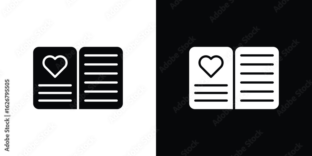 Obraz premium Guests book icon, glyph style icon for web site or mobile app