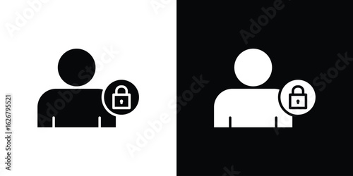 Guarantor icon, glyph style icon for web site or mobile app