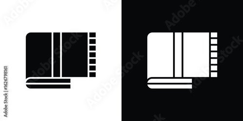blanket icon, glyph style icon for web site or mobile app