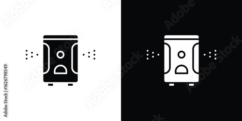 Air purifier icon, glyph style icon for web site or mobile app