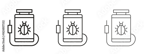 Pesticide icon. Hand drawn minimalism style vector illustration