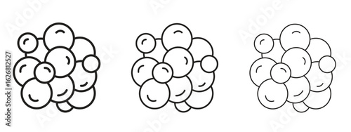 Cancer icon. Hand drawn minimalism style vector illustration