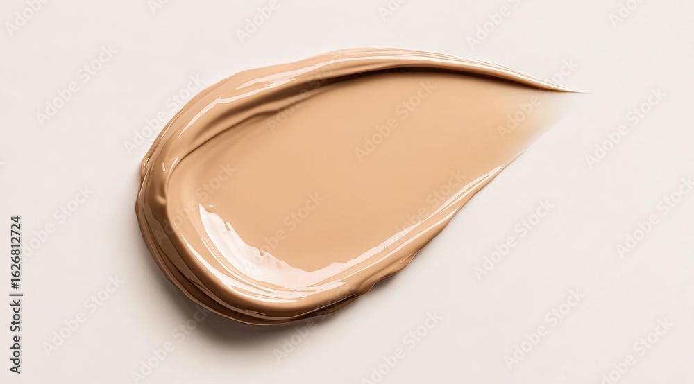 Light beige foundation smudge on white background (2) Light beige foundation smudge on white background (2)