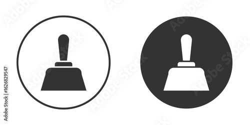 Putty knife icon vector silhouette in black. simple flat icon vector.