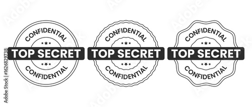 Confidential and Top Secret Stamp Set
