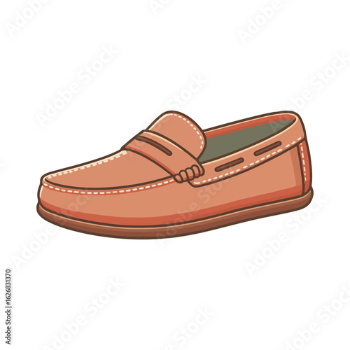 
loafer shoe illustration design
