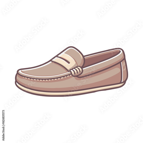 
loafer shoe illustration design
