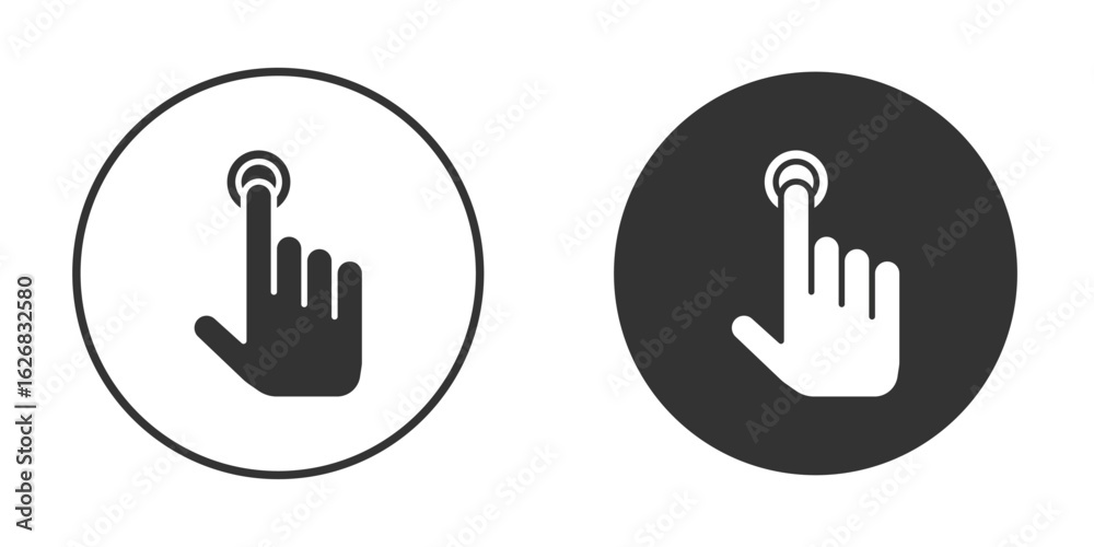 Fototapeta premium Finger control icon