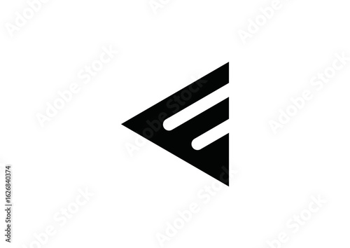  icon E nice elegant colors black