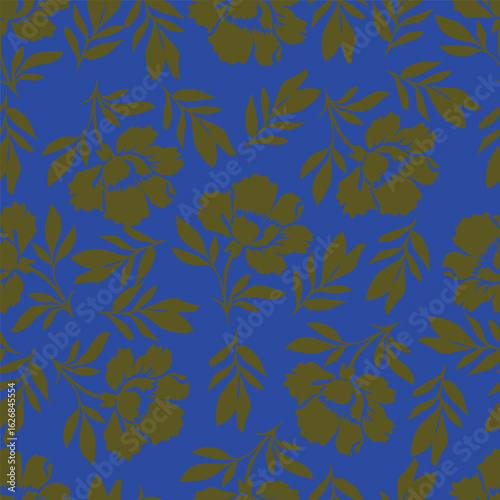 Vintage seamless floral pattern. Liberty style background of small pastel colorful flowers. Small flowers scattered over a white background. Stock vector for printing on surfaces