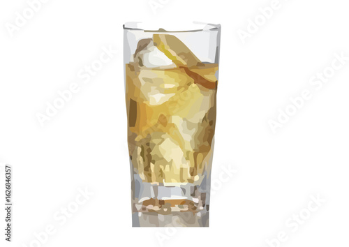 グラスに入った飲み物