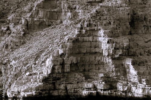 Erosion over the years craved this incredible formation out in the side of the mountain. 