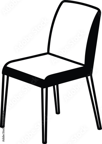 Modern Chair Silhouette