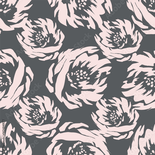 PriVintage seamless floral pattern. Liberty style background of small pastel colorful flowers. Small flowers scattered over a white background. Stock vector for printing on surfaces