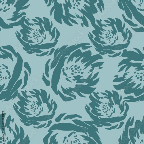 Vintage seamless floral pattern. Liberty style background of small pastel colorful flowers. Small flowers scattered over a white background. Stock vector for printing on surfaces