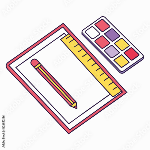 A simple blank clipboard with a pencil and eraser, ready to take a note