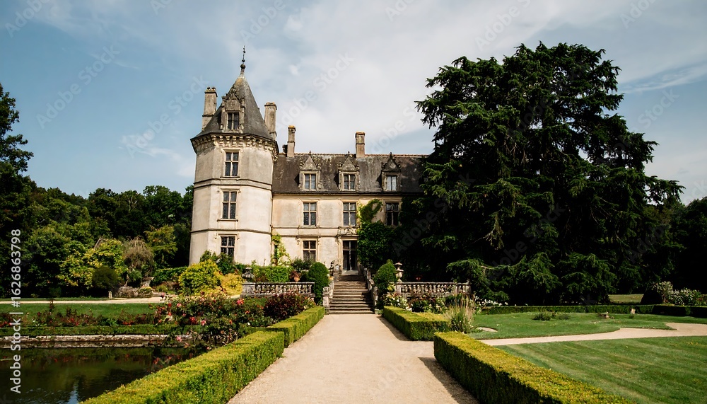 Fototapeta premium A stately French chateau