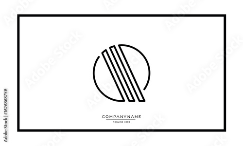 Alphabet letters Q or QQ logo monogram