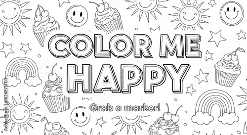 Color Me Happy Coloring Book Fun for Everyone