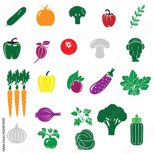 healthy vegetables, vitamin-rich vegetables, colorful vegetables, cruciferous vegetables, edible plants, low-calorie vegetables, high-fiber vegetables, raw vegetables, sautéed vegetables

