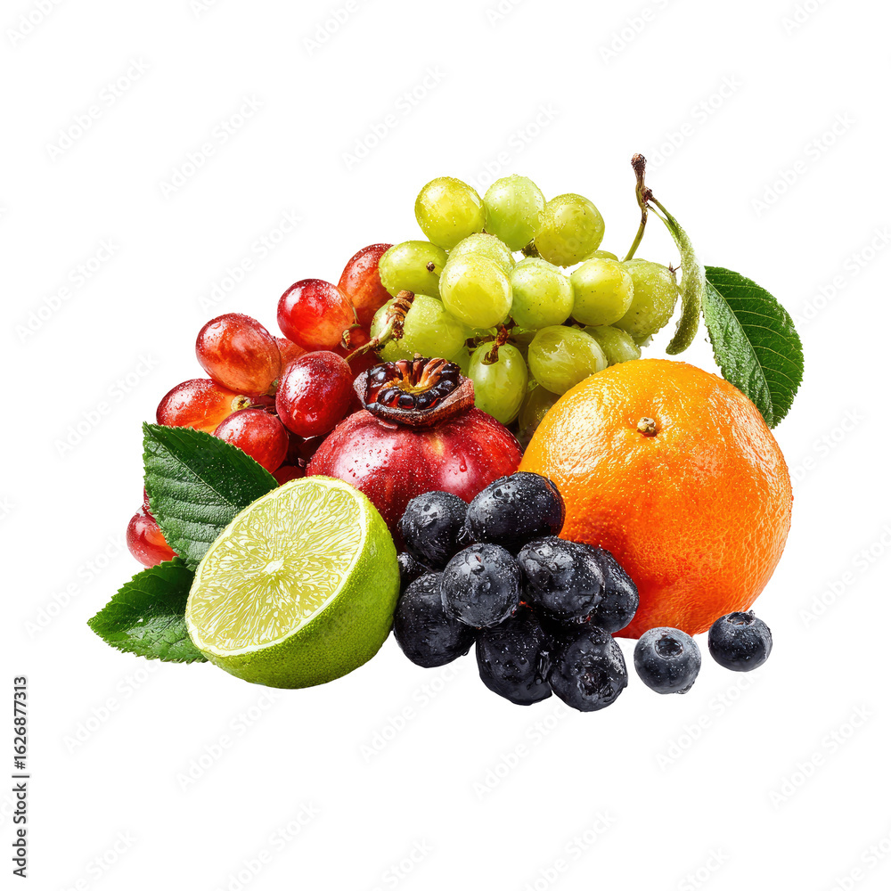 Colorful fruit display Colorful fruit display