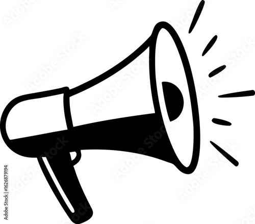 Announcement Megaphone Silhouette