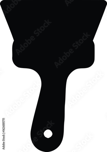 Painter brush vector editable icon illustration.