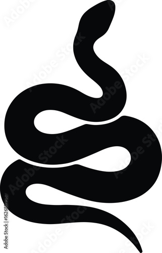 Wallpaper Mural Silhouette snake cobra reptile venomous serpent wildlife animal vector Illustrator Torontodigital.ca