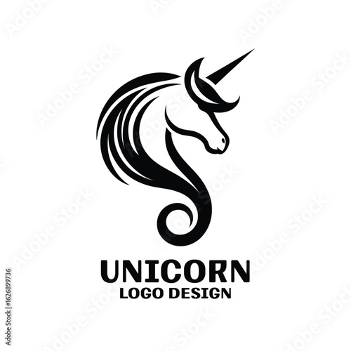 Unicorn Vector Logo Design