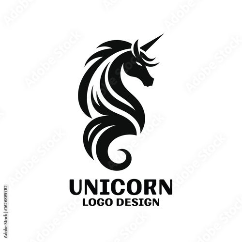 Unicorn Vector Logo Design