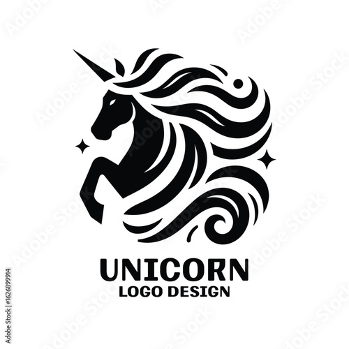 Unicorn Vector Logo Design