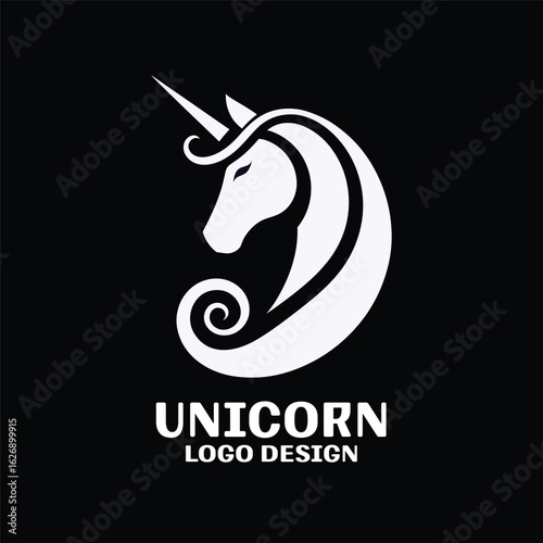 Unicorn Vector Logo Design