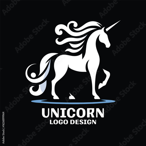 Unicorn Vector Logo Design