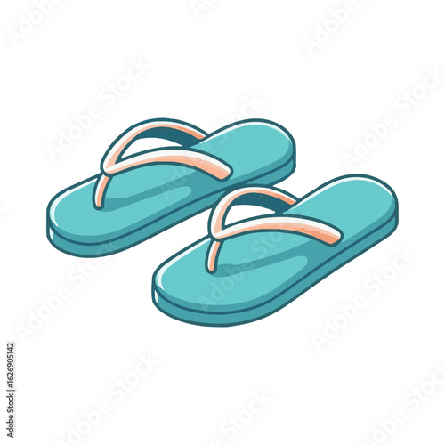 
flip flop illustration design