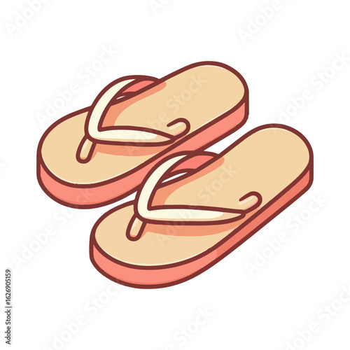 
flip flop illustration design