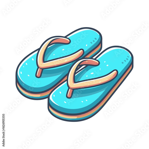 
flip flop illustration design
