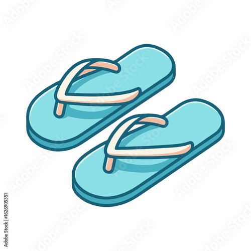
flip flop illustration design