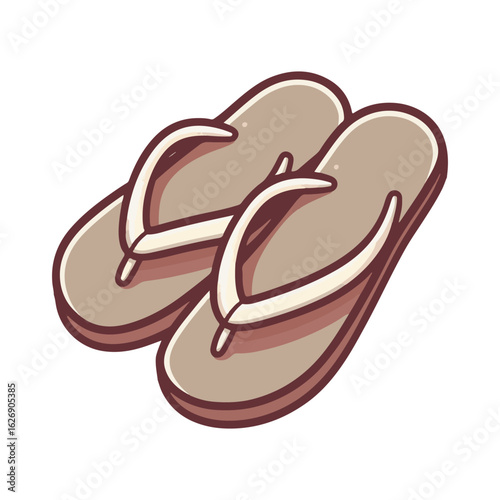 
flip flop illustration design