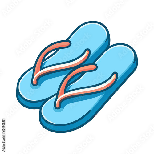 
flip flop illustration design