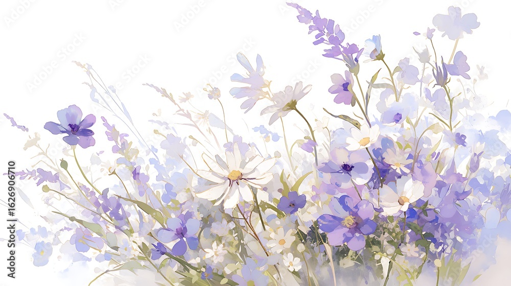 Fototapeta premium frame of flowers