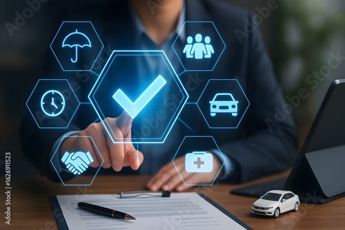 Wallpaper Mural concepts related to comprehensive insurance, secure agreements, reliable service, or complete solutions, particularly within the automotive or general insurance sectors. Torontodigital.ca