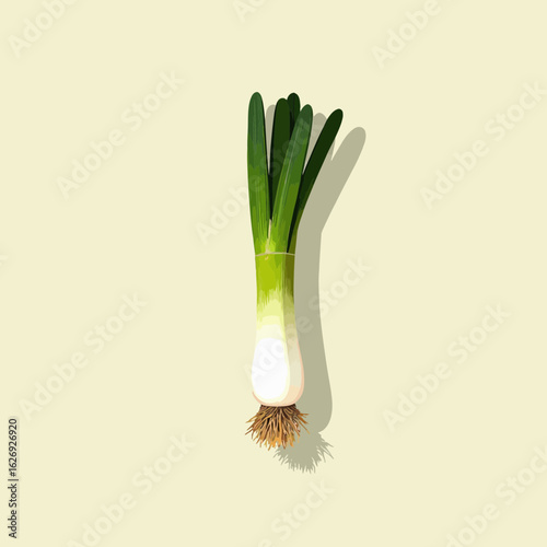 bunch of fresh green onions