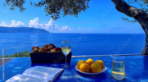 Picturesque View of Santorini Island, Greece